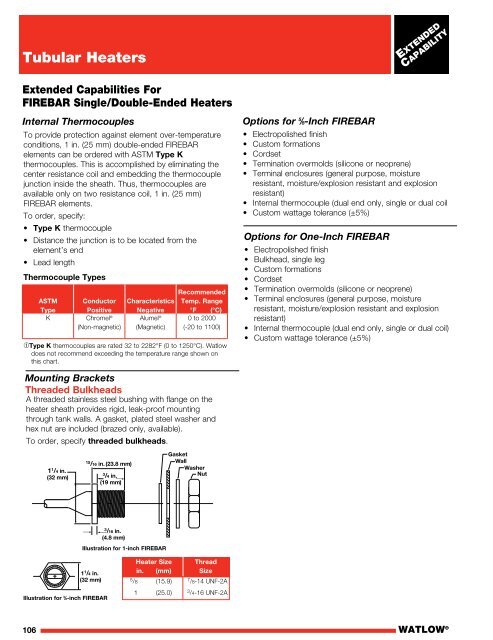 Heater Catalog - Watlow