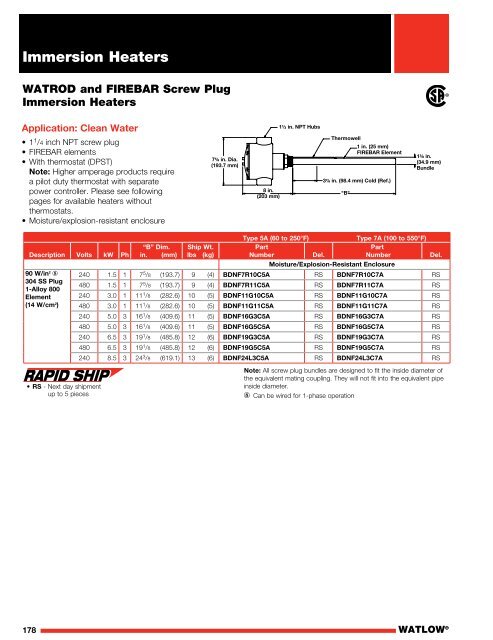 Heater Catalog - Watlow