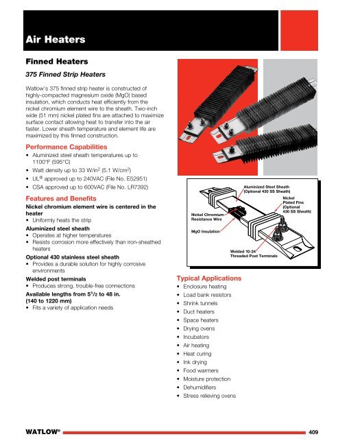 Heater Catalog - Watlow