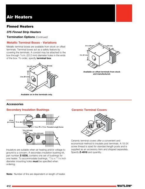 Heater Catalog - Watlow