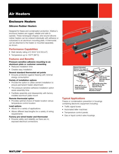 Heater Catalog - Watlow