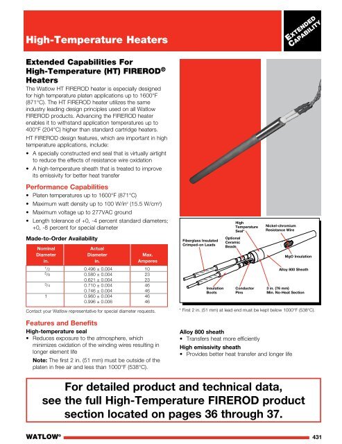 Heater Catalog - Watlow