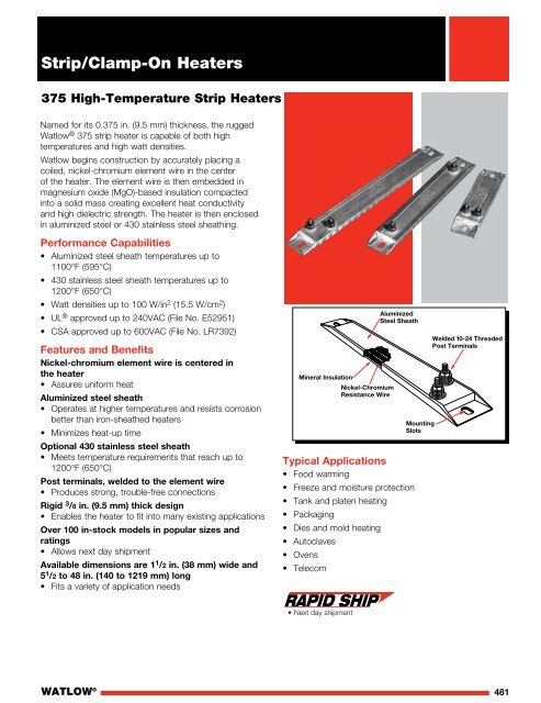 Heater Catalog - Watlow