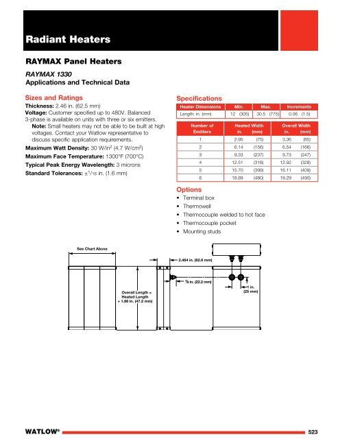 Heater Catalog - Watlow