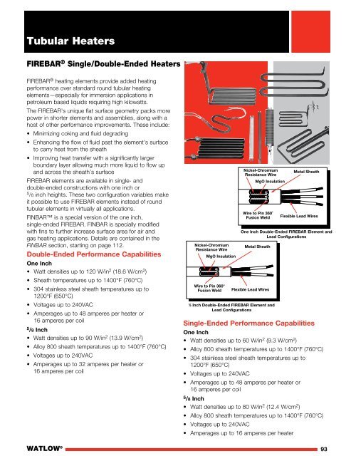 Heater Catalog - Watlow