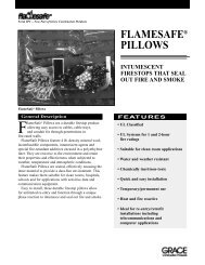 flamesafeÂ® pillows - Building materials and specialty construction ...