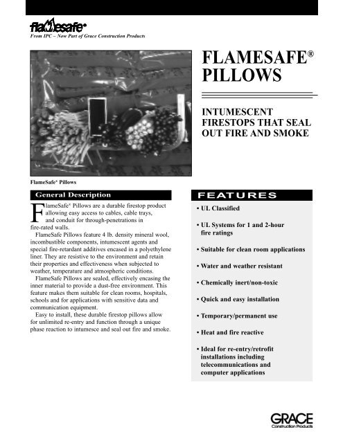 flamesafeÂ® pillows - Building materials and specialty construction ...