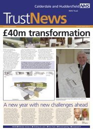 Trust News - Calderdale and Huddersfield NHS Foundation Trust