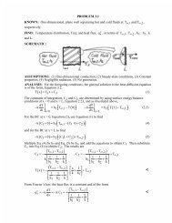 Page 1 PROBLEM 3.1 KNOWN: One-dimensional, plane wall ...