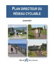 Plan directeur du rÃ©seau cyclable - Ville de Baie-Comeau