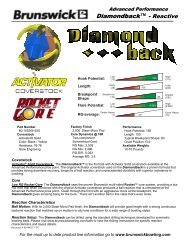 Download Info Sheet - Brunswick Bowling