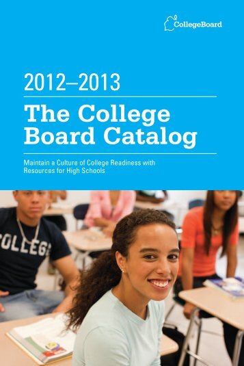 The College Board Catalog - SAT