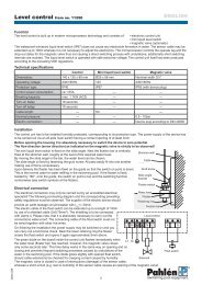 Level control Item no. 11250 - Pahlen