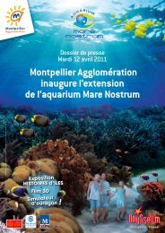 Inauguration de l'extension de l'aquarium MARE NOSTRUM