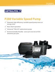 P280 Variable Speed Pump - Astral Pool USA