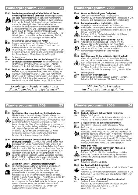 Layout 1 (Page 1) - NaturFreunde Ortsgruppe Ulm - Telebus