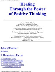 Healing Throught the Power of Positive Thinking - Motivational Magic