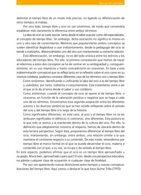 Manual del animador - Plan Nacional sobre drogas