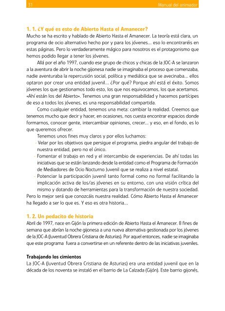 Manual del animador - Plan Nacional sobre drogas