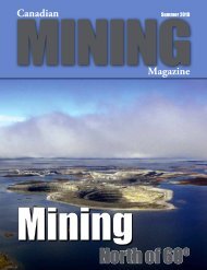 north of 60Âº - Canadian Mining Magazine