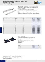 Full-extension for wooden drawers with grooved frame ... - Hettich