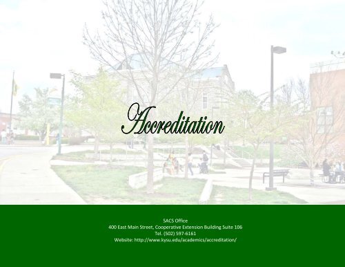 Fact Book 2009-2010 - Kentucky State University