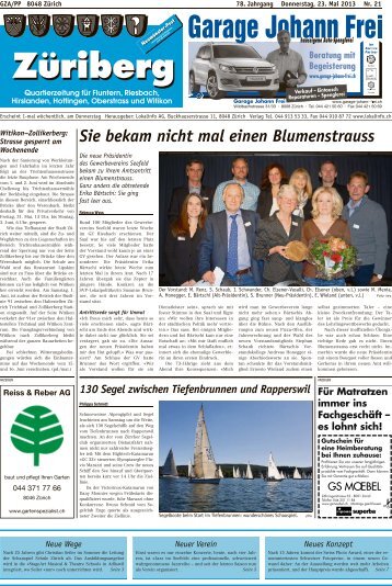 Sie bekam nicht mal einen Blumenstrauss - Lokalinfo AG