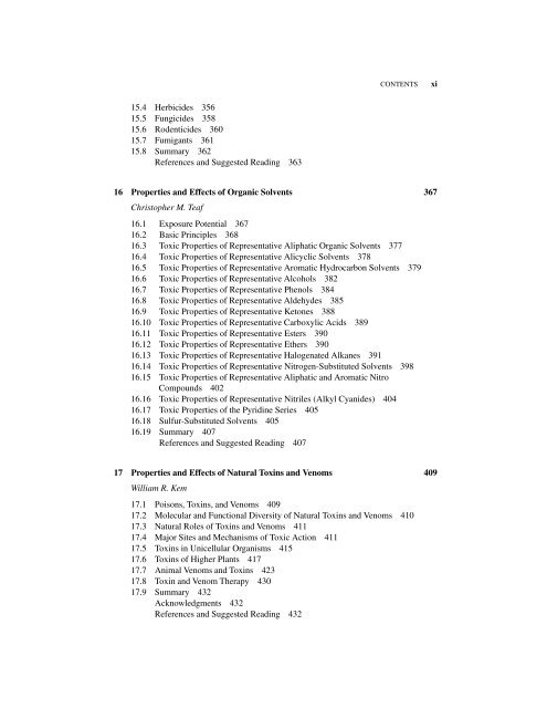 PRINCIPLES OF TOXICOLOGY - Biology East Borneo