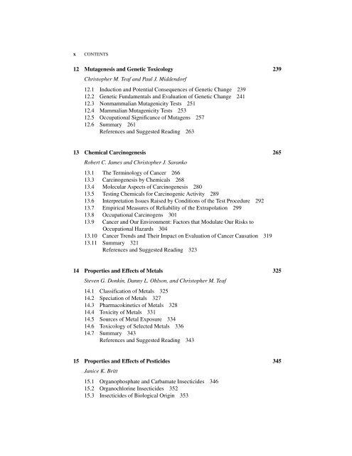 PRINCIPLES OF TOXICOLOGY - Biology East Borneo