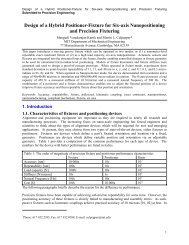 Design of a Hybrid Positioner-Fixture for Six-axis Nanopositioning ...