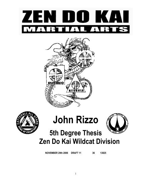 John Rizzo - All Stars Self Defence Centres