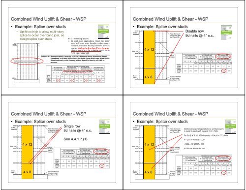 Load Path Lateral Loads - WoodWorks