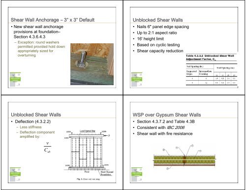 Load Path Lateral Loads - WoodWorks