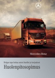 Huolenpitosopimus - Mercedes-Benz