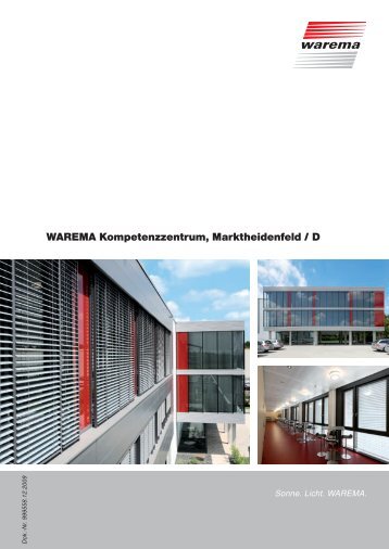 Objektreport "WAREMA Kompetenzzentrum", Marktheidenfeld
