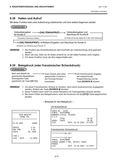 MA-1535 SERIE - toshiba tec europe