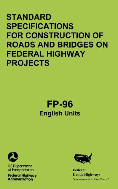 FP-96 English Version - Eastern Federal Lands Highway Division