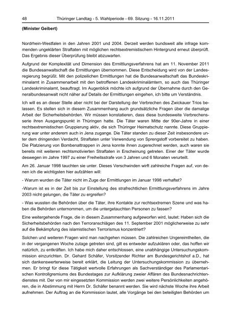 ThÃ¼ringer Landtag 5. Wahlperiode 69. Sitzung Mittwoch, den 16.11 ...