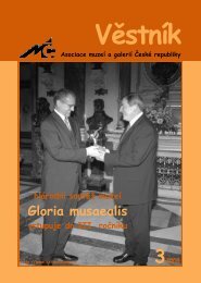 Věstník AMG 3/2004 - Asociace muzeí a galerií České republiky