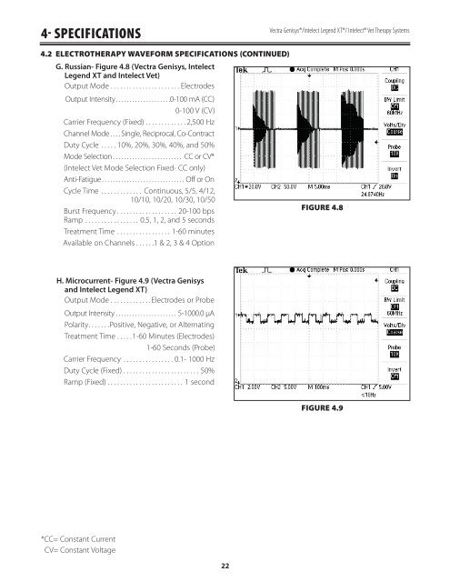 Vectra Genisys Service Manual - DJO Global