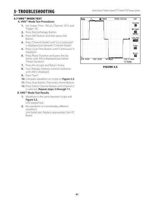 Vectra Genisys Service Manual - DJO Global