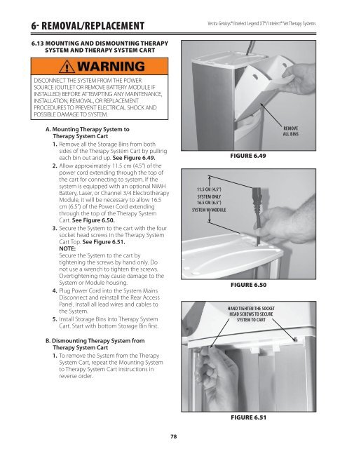 Vectra Genisys Service Manual - DJO Global