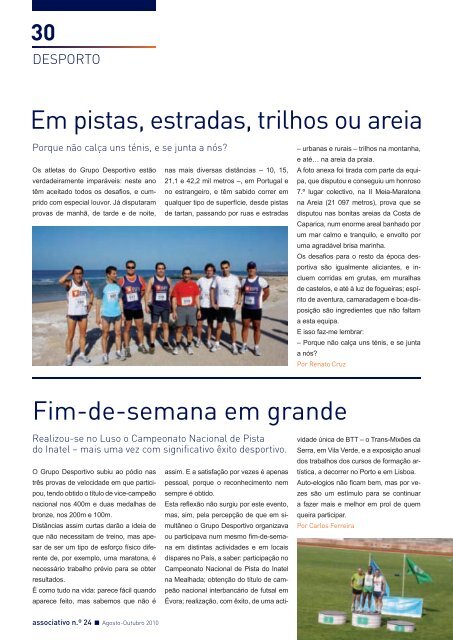 Agosto-Outubro 10 - Grupo Desportivo e Cultural dos Empregados ...