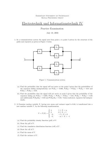 Electrotechnik und Informationstechnik IV
