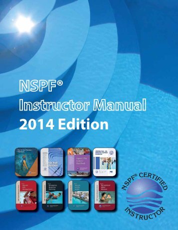 English Instructor Manual (PDF) - National Swimming Pool Foundation