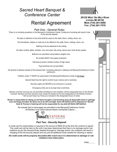 Rental Agreement - Andy's Web Tools