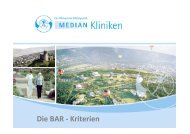 Die BAR - Kriterien