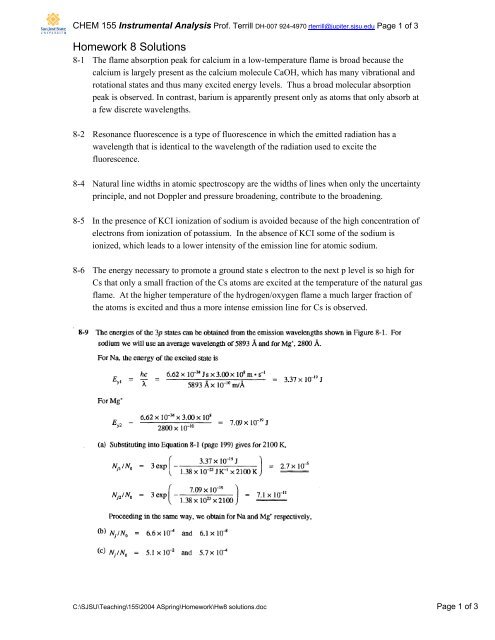 HW 8 Solutions (PDF)