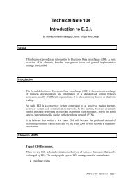 Technical Note 104 Introduction to E.D.I. - Unique Micro Design