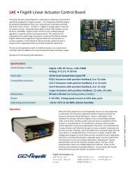 LAC Datasheet - Firgelli Technologies